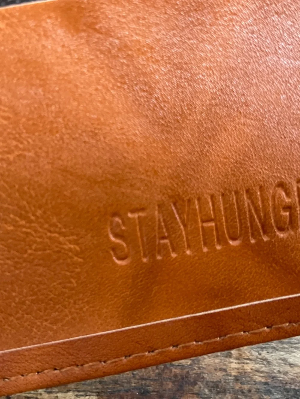 $100 bill new wallet,NWT.Tan.